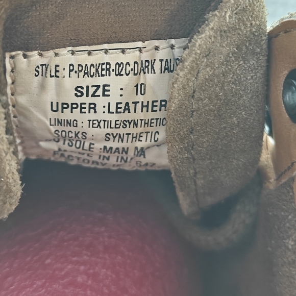 Steve Madden Packer Cap Toe Suede Chukka Boot In Dark Taupe Suede Men\'s Size 10 main image 8